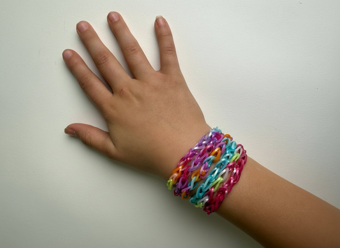 Rainbow Rubber Band Bracelet